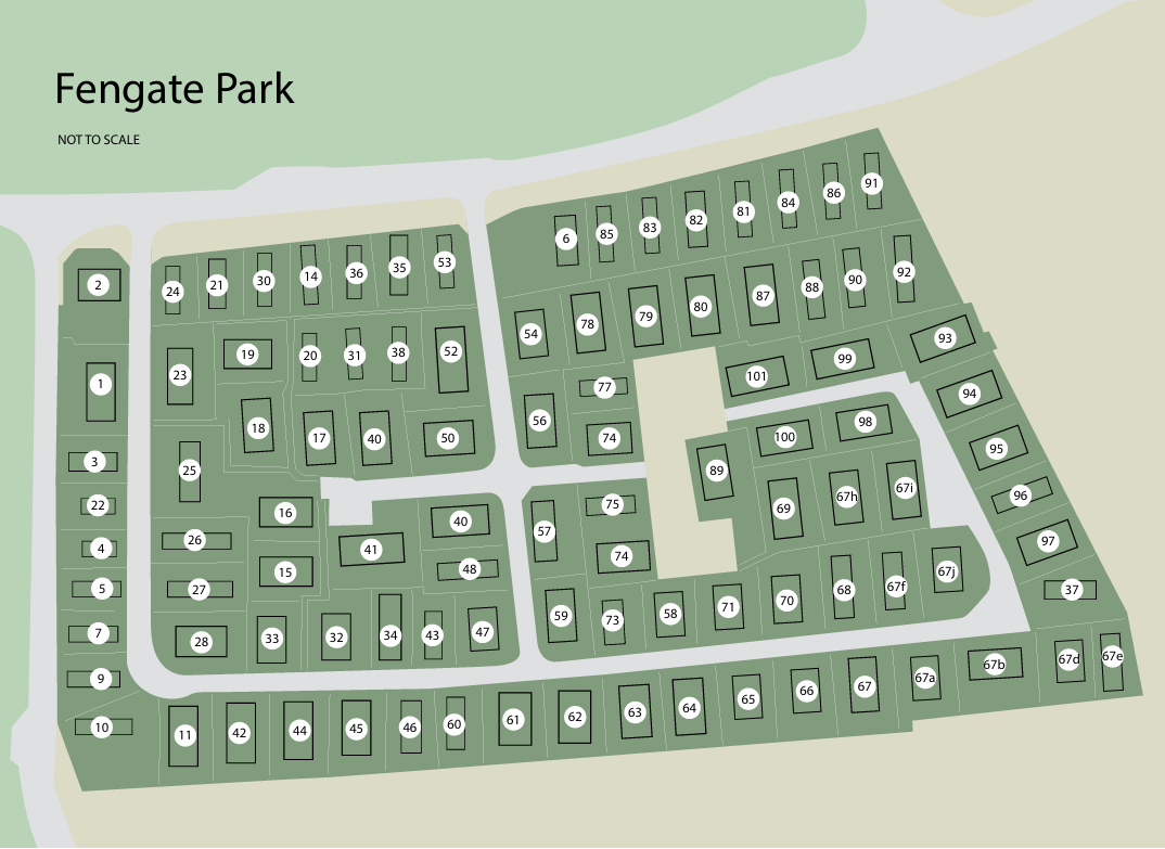 Map showing the location of Fengate Park in Peterborough
