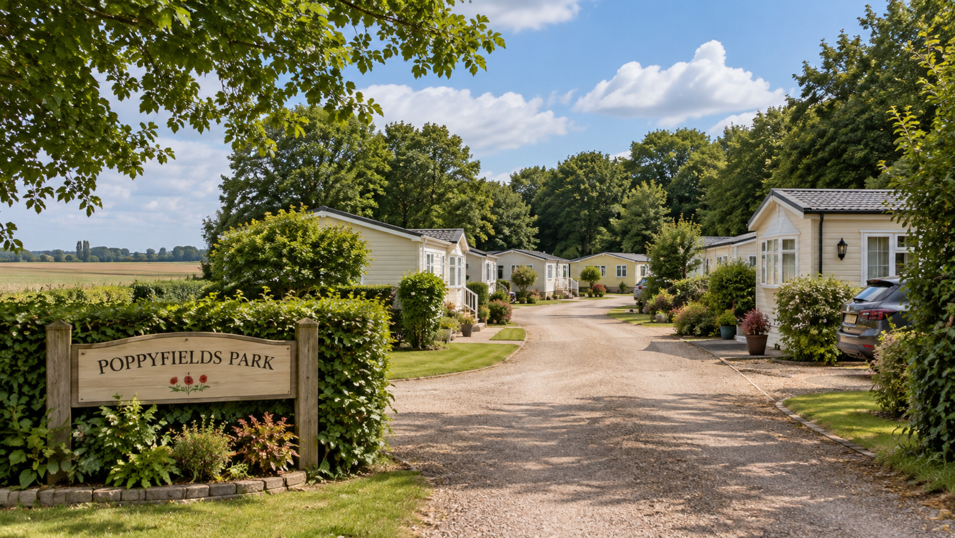 Illustrative view of Poppyfields Park in Sutton Bridge